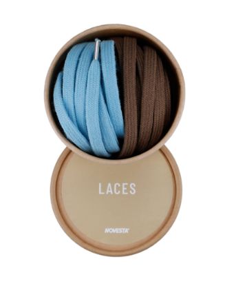 Bild von COTTON LACES 40 BRWN/09 SKY BL